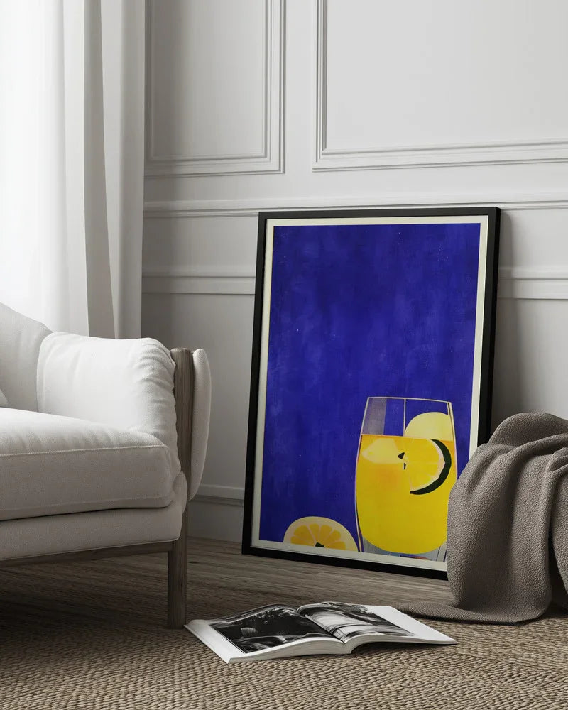 Ice Cold Lemonade - Bo Anderson Framed Art | Home or Office Art