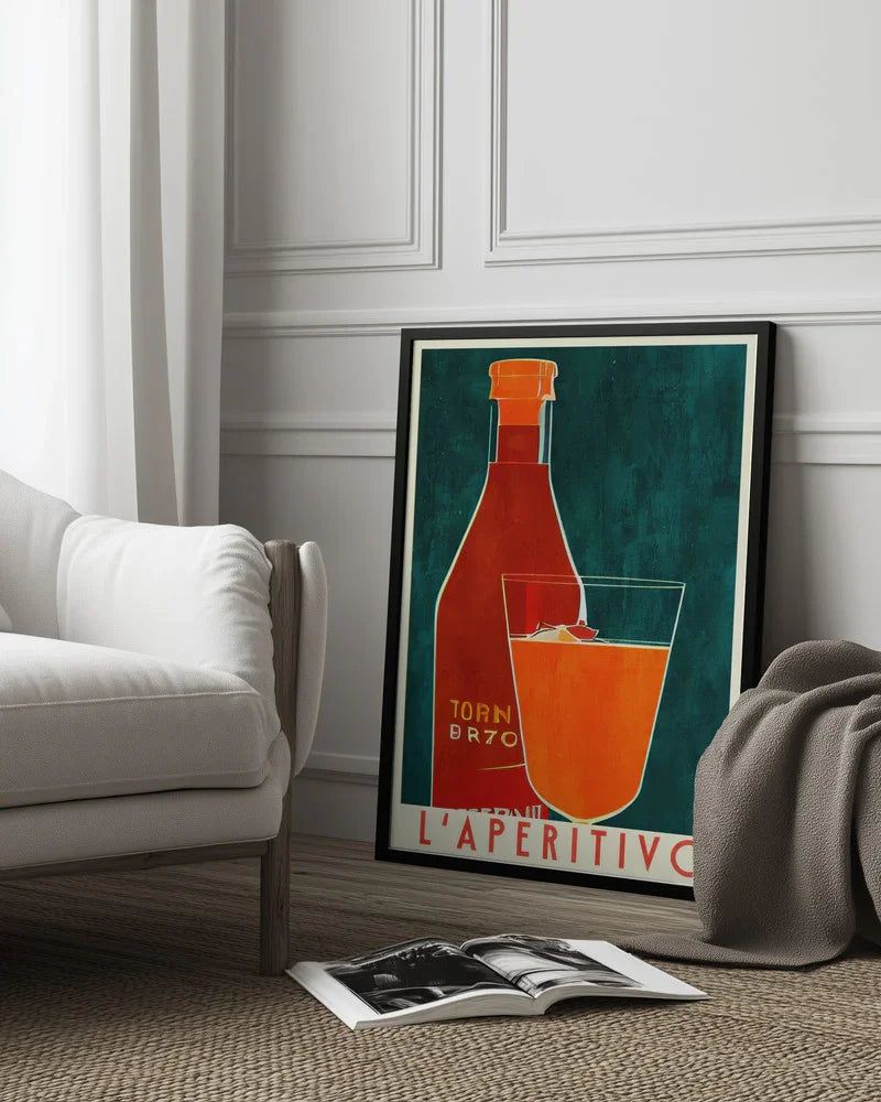 L'aperitivo - Bo Anderson Framed Art | Home or Office Art