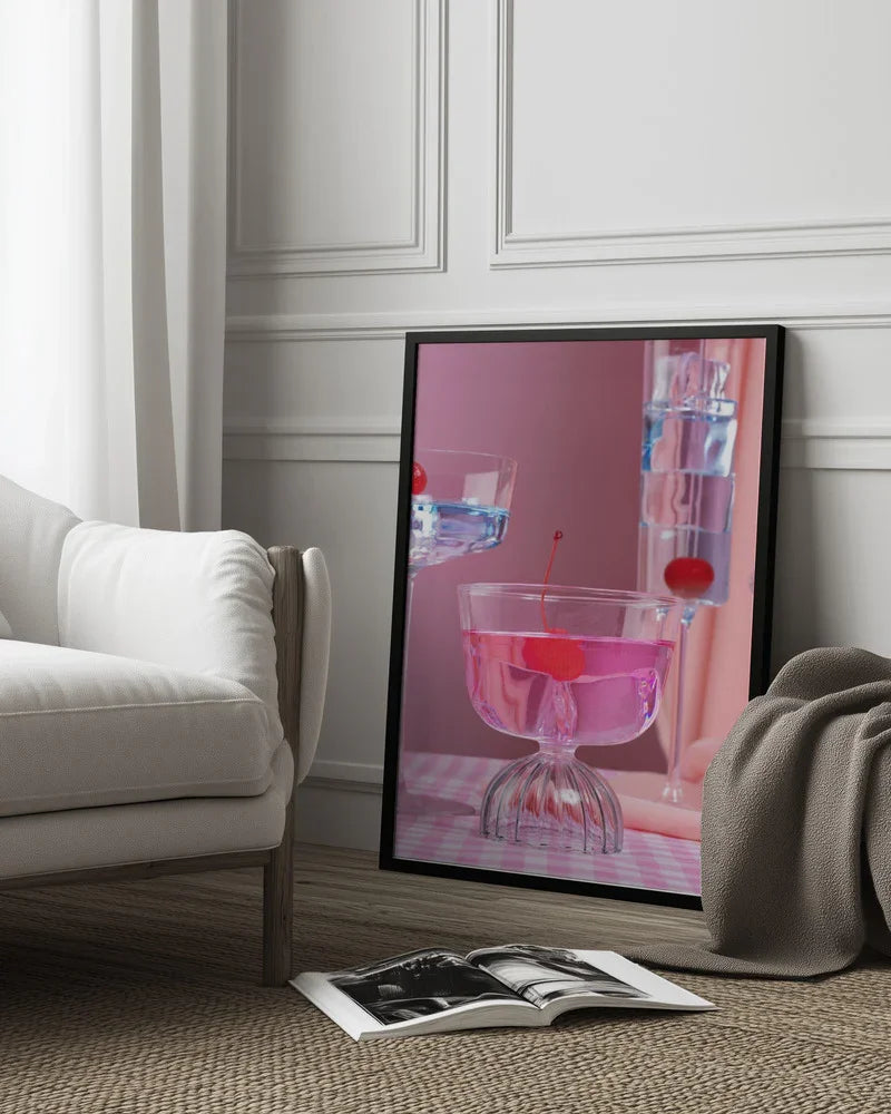 Pink party - Julia Ramiro Framed Art | Home or Office Art