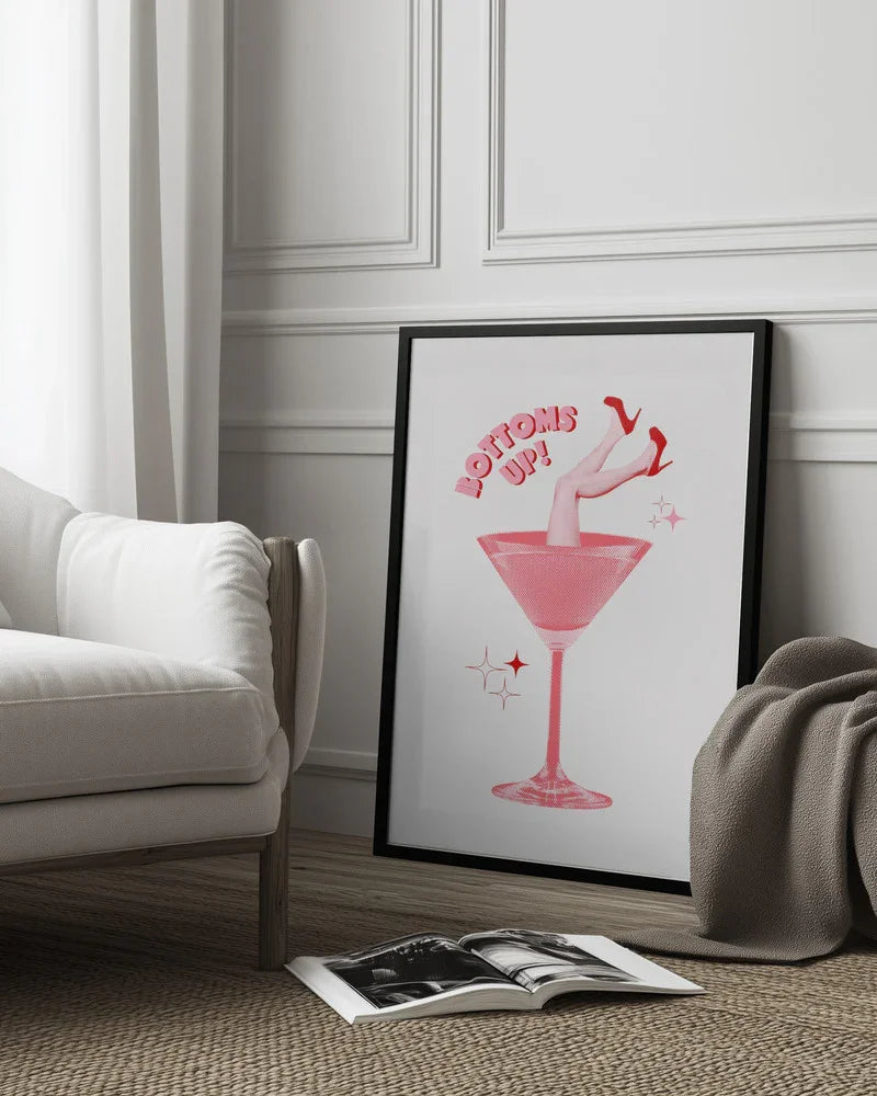 Martini Mischief - Athene Fritsch Framed Art | Home or Office Art