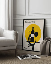 Mosel Wine Minimalist Print - Retrodrome Framed Art | Home or Office Art