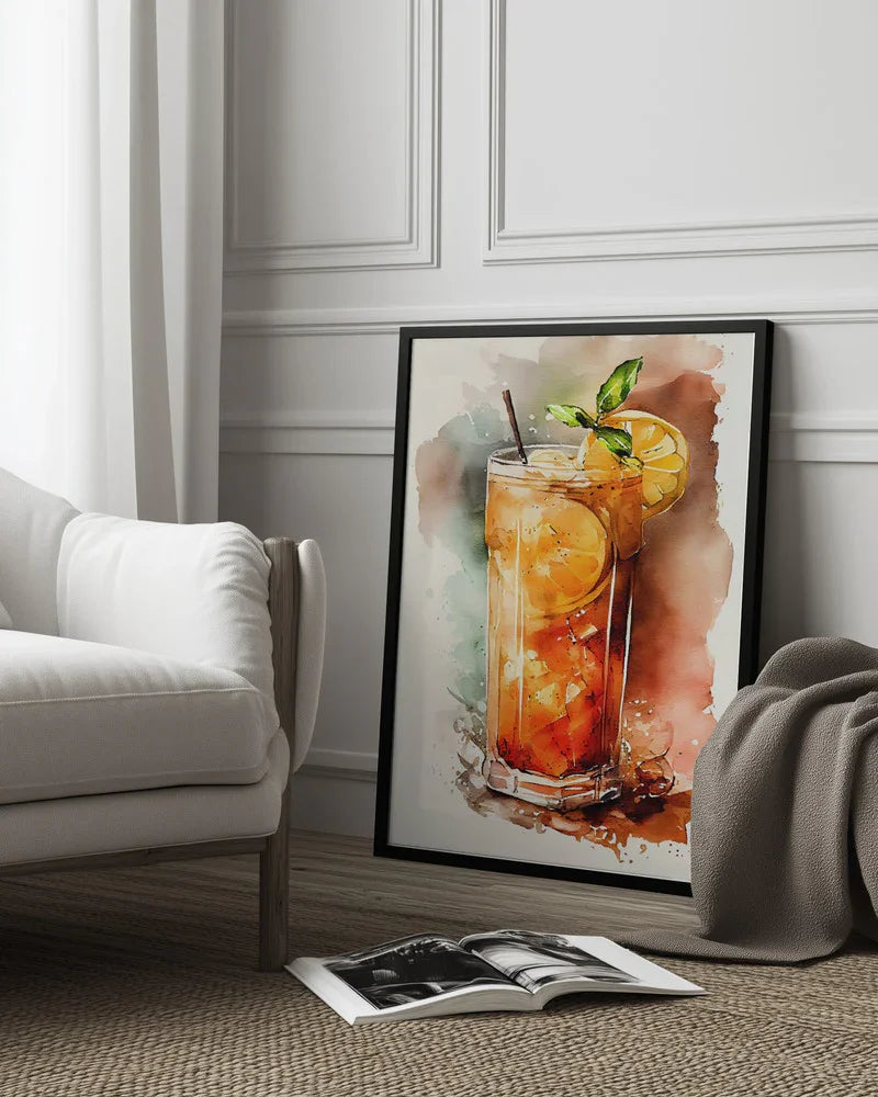 Drinks cocktail - Justyna Jaszke Framed Art | Home or Office Art