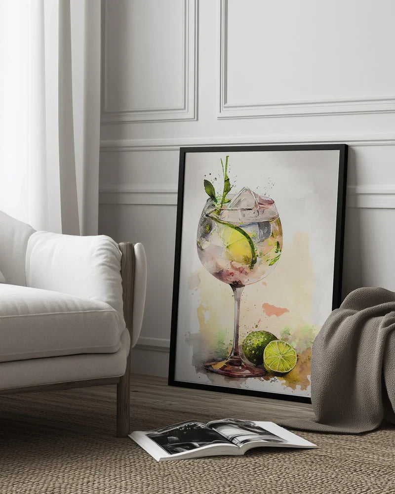 Drinks cocktail - Justyna Jaszke Framed Art | Home or Office Art