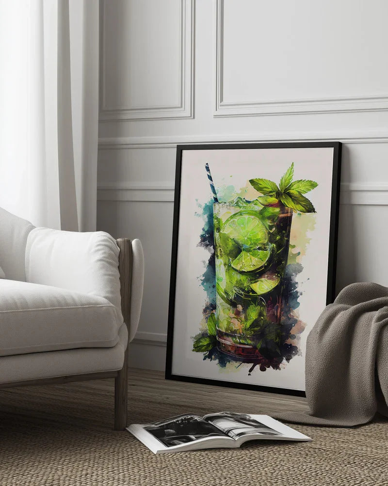 Drinks cocktail - Justyna Jaszke Framed Art | Home or Office Art