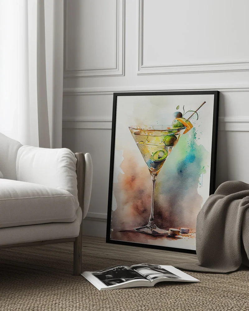 Drinks cocktail - Justyna Jaszke Framed Art | Home or Office Art