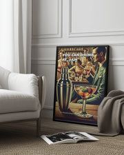 You can drink at 7am - Andreas Magnusson Framed Art | Home or Office Art