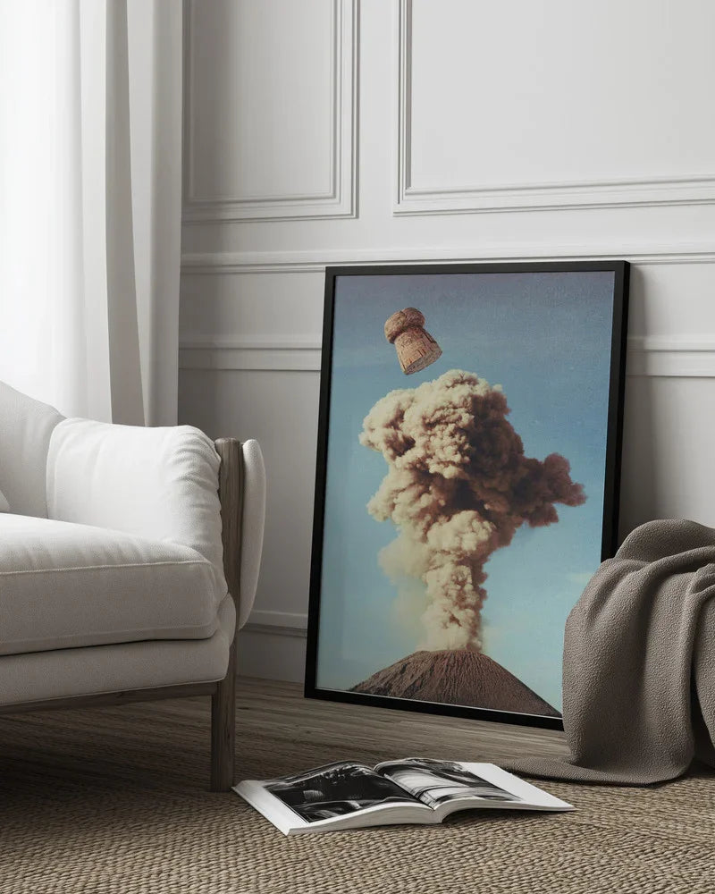 Volcanic Pop - Champagne Party - Vertigo Artography Framed Art | Home or Office Art