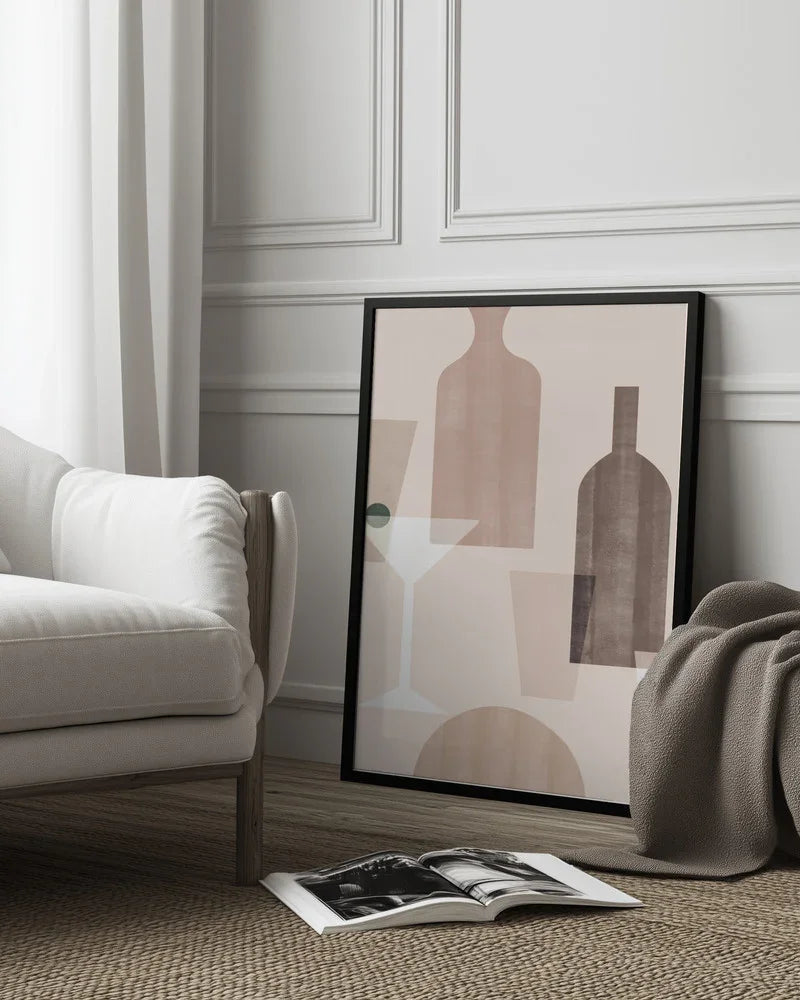 Martini - Kit Agar Framed Art | Home or Office Art