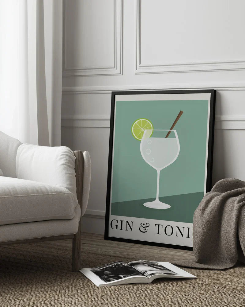 Gin &amp; Tonic - Andreas Magnusson Framed Art | Home or Office Art