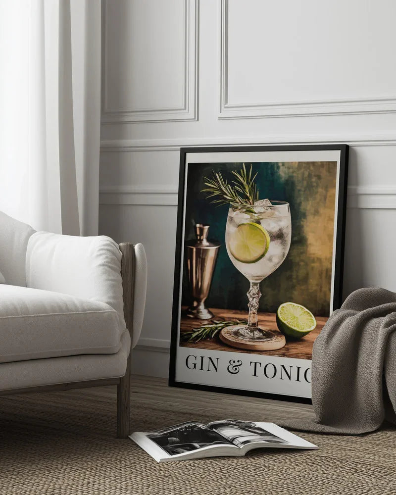 Gin &amp; Tonic - Andreas Magnusson Framed Art | Home or Office Art