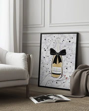 Holding Champagne - Martina Framed Art | Home or Office Art