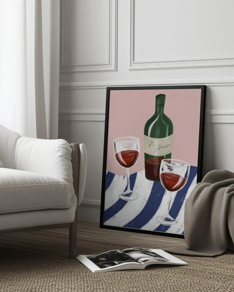 Wine time - EMELIEmaria Framed Art | Home or Office Art