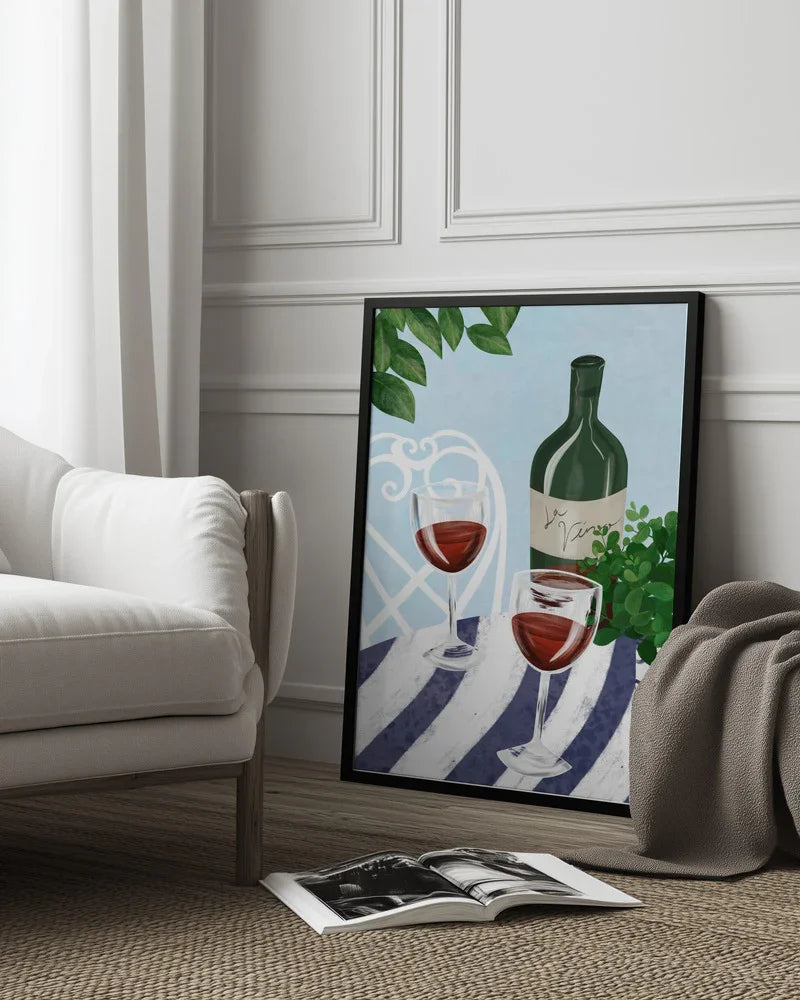 Red wine under the tree - EMELIEmaria Framed Art | Home or Office Art