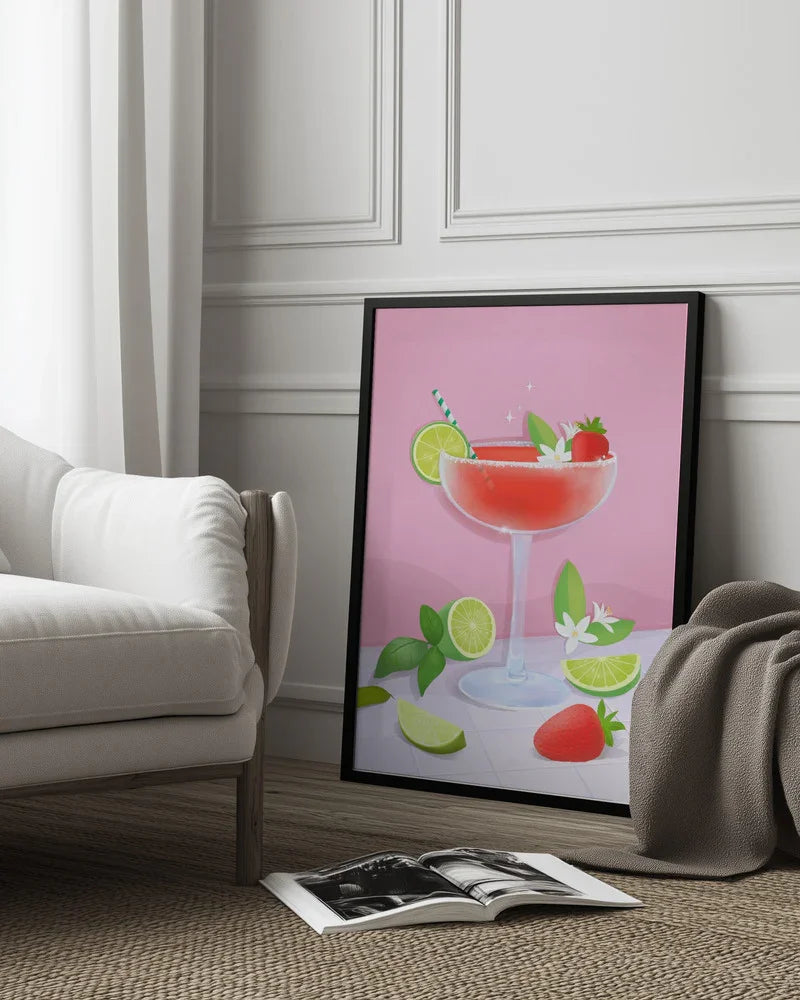 Daiquiri Cockail - Petra Lizde Framed Art | Home or Office Art
