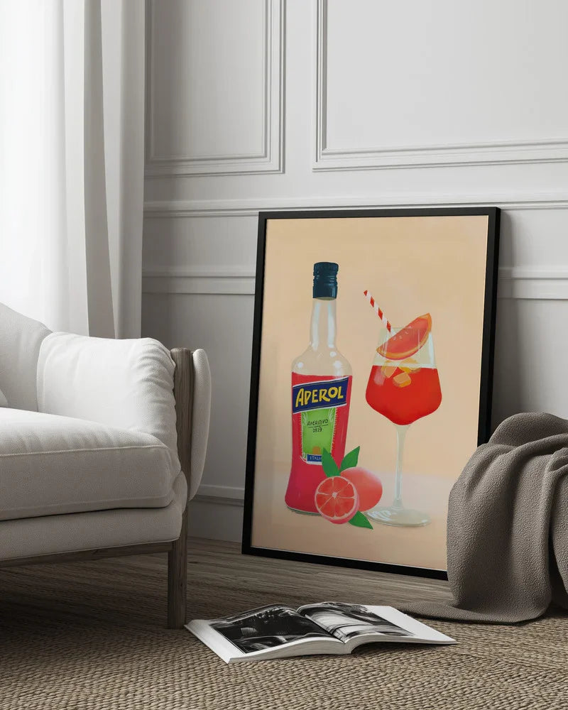 Aperol Spritz - Petra Lizde Framed Art | Home or Office Art