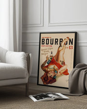 Babes of Bourbon Vol 13 Rum Drinking Pinup Girl Art - The Whiskey Ginger Framed Art | Home or Office Art