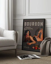 Babes of Bourbon Vol 6 Choose Your Poison Sexy Pinup - The Whiskey Ginger Framed Art | Home or Office Art
