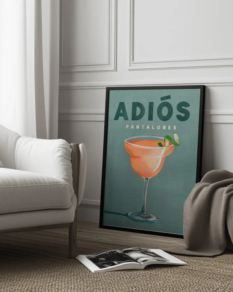 Pantalones - The Whiskey Ginger Framed Art | Home or Office Art