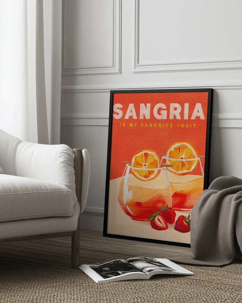 Sangria - The Whiskey Ginger Framed Art | Home or Office Art