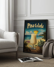 Pina Colada Vintage - Andreas Magnusson Framed Art | Home or Office Art