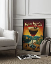 Espresso Martini Vintage - Andreas Magnusson Framed Art | Home or Office Art