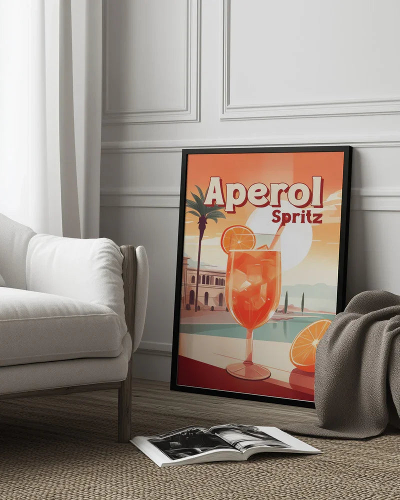 Aperol Spritz Tropical - Andreas Magnusson Framed Art | Home or Office Art