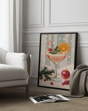 Christmas Cocktail - Melloi Art Prints Framed Art | Home or Office Art