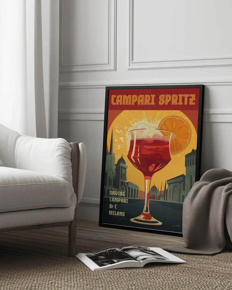 Campari Spritz - Andreas Magnusson Framed Art | Home or Office Art