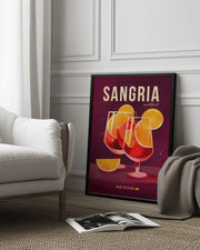 Sangria Cocktail - Andreas Magnusson Framed Art | Home or Office Art