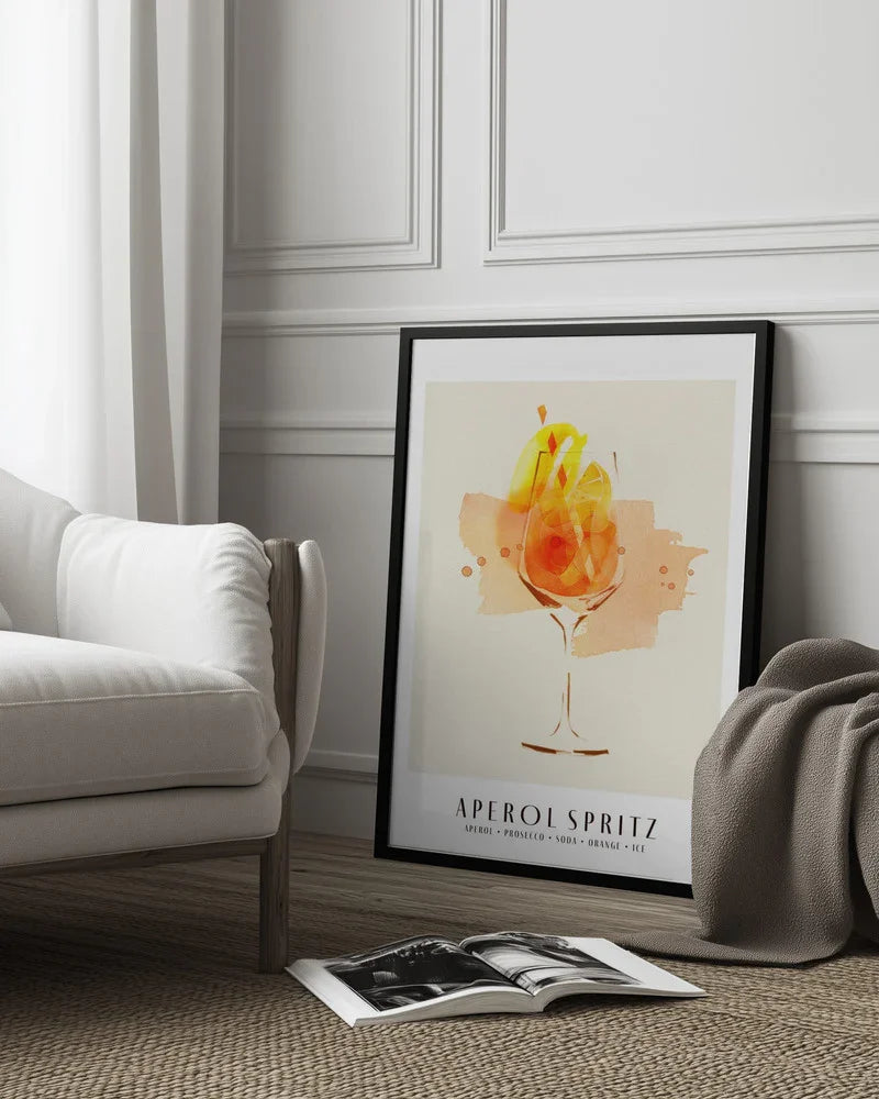 Aperol Spritz - Ekaterina Koroleva Framed Art | Home or Office Art