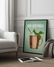 Gin Gin Mule Copper - Andreas Magnusson Framed Art | Home or Office Art