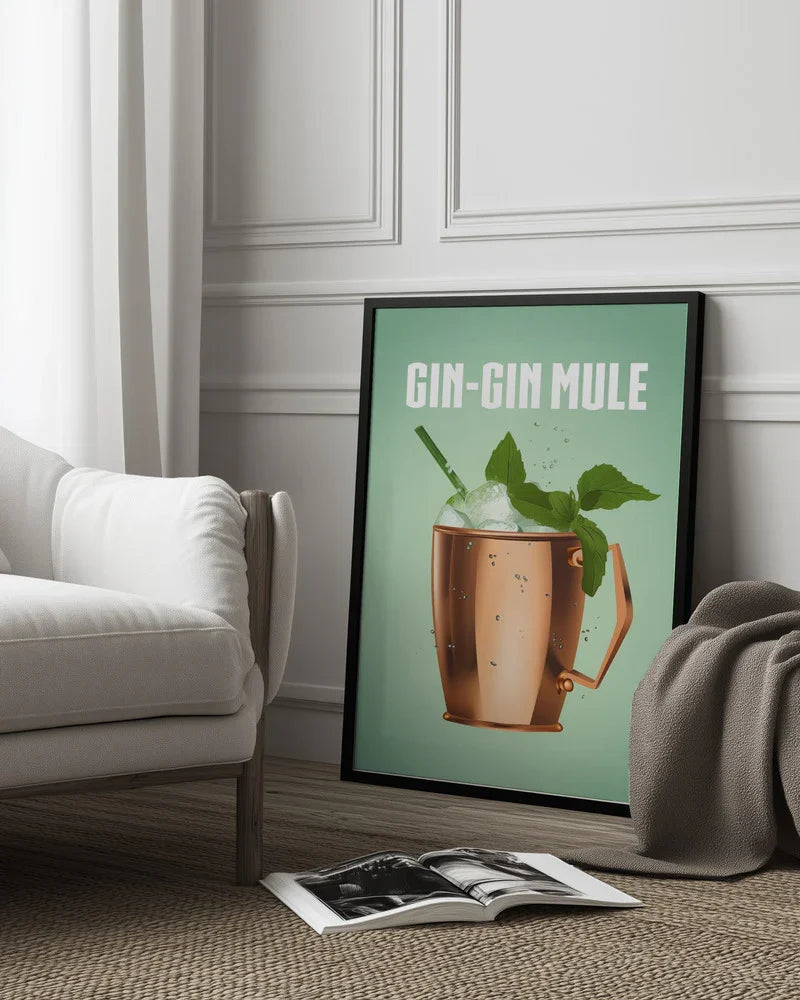 Gin Gin Mule Copper - Andreas Magnusson Framed Art | Home or Office Art