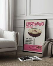 Espresso Martini - WallChart Art Studio Framed Art | Home or Office Art