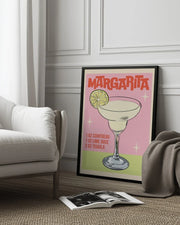 Margarita Cocktail - WallChart Art Studio Framed Art | Home or Office Art