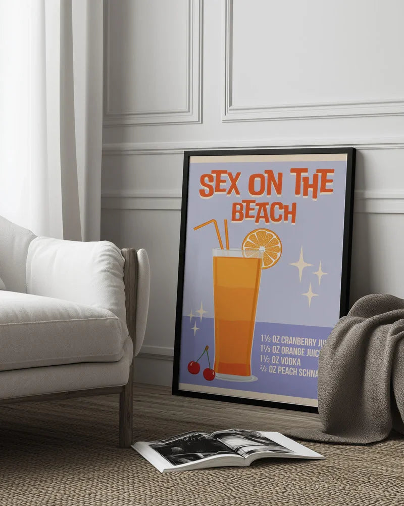 Sex on the Beach - WallChart Art Studio Framed Art | Home or Office Art