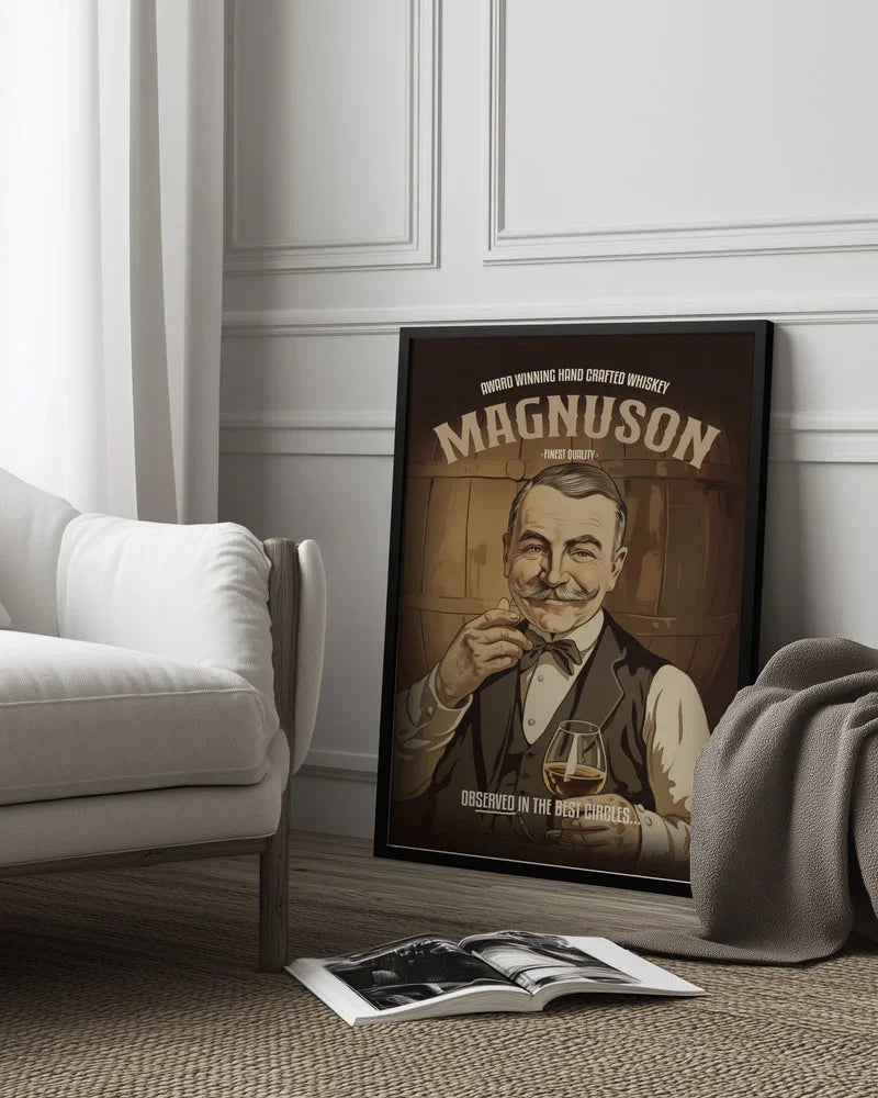 Magnuson Whiskey - Andreas Magnusson Framed Art | Home or Office Art