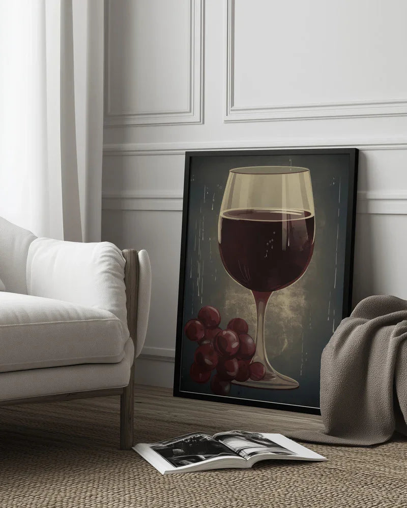 Red Red Wine No 1 - Andreas Magnusson Framed Art | Home or Office Art