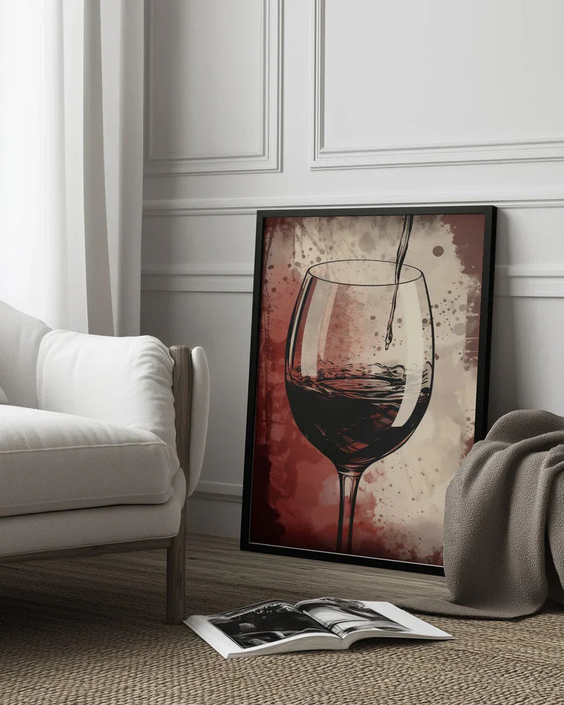 Red Red Wine No 5 - Andreas Magnusson Framed Art | Home or Office Art