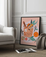 Cinnamon & Orange Cocktail - Uma Gokhale Framed Art | Home or Office Art