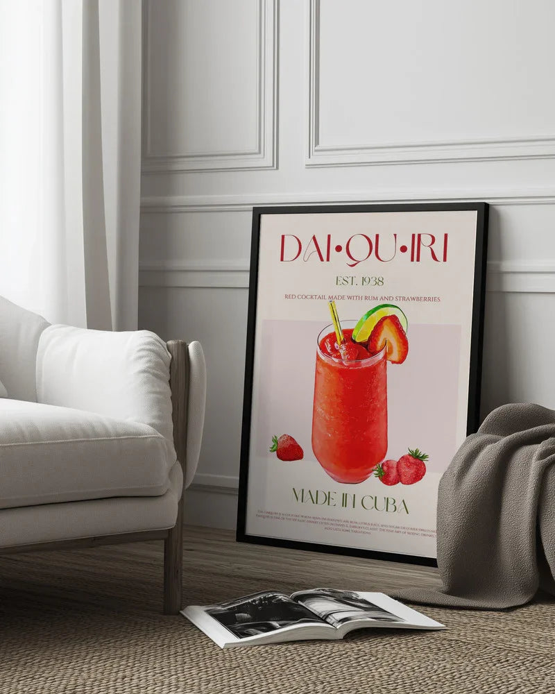Cuban Daiquiri Delight - Nazma Khokhar Framed Art | Home or Office Art