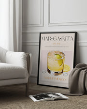Margarita Print Cocktail - Nazma Khokhar Framed Art | Home or Office Art