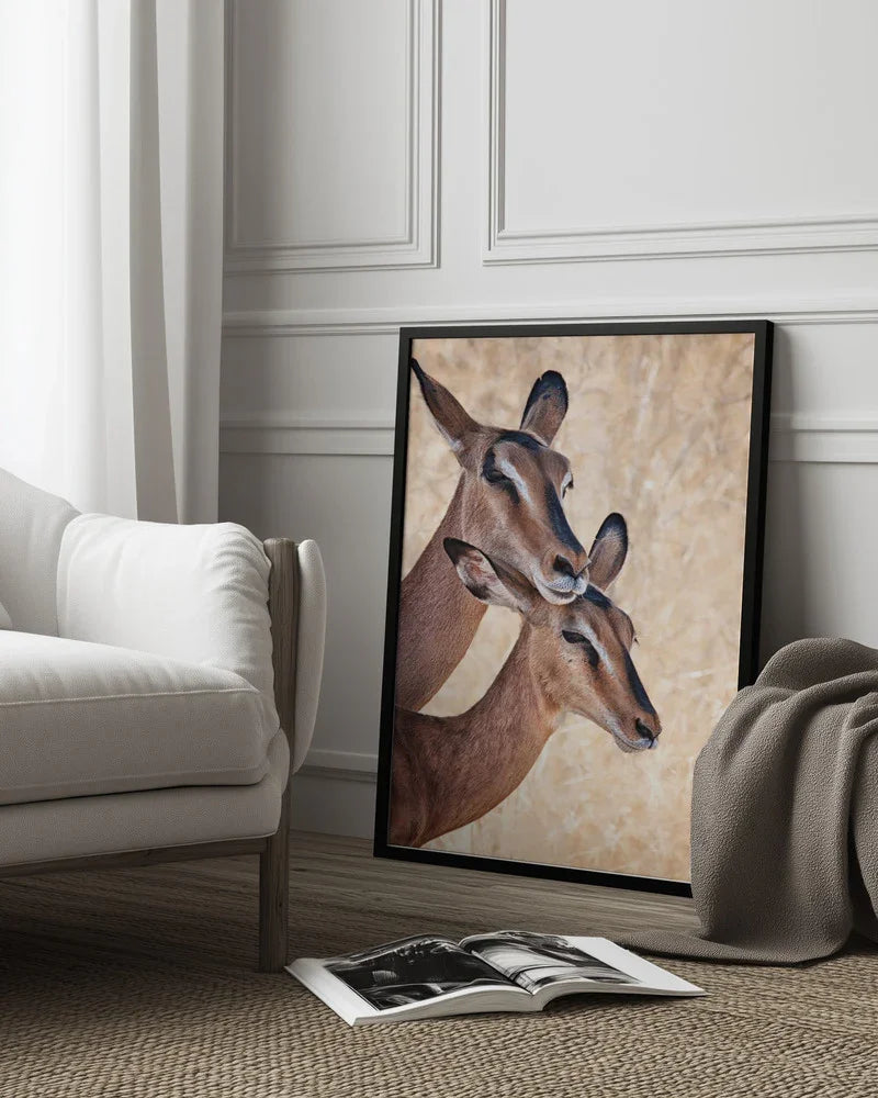 Do not worry, I'm here Framed Art Mathilde Guillemot | Home or Office Art