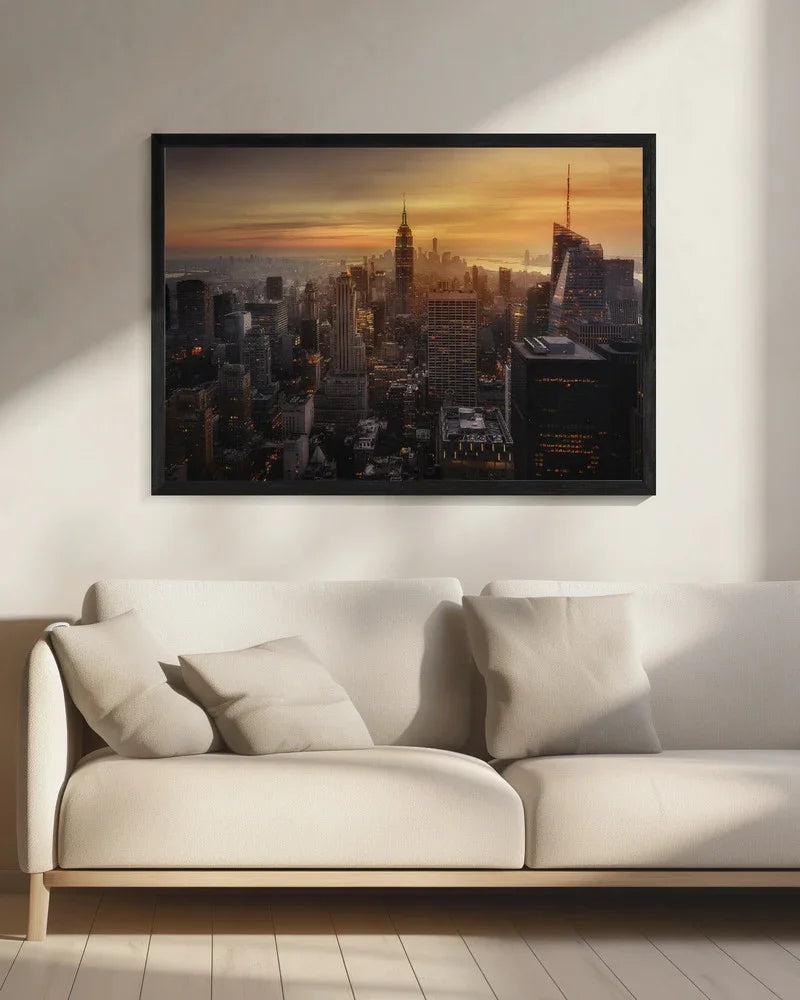 Manhattan's light - Jorge Ruiz Dueso Framed Art | Home or Office Art