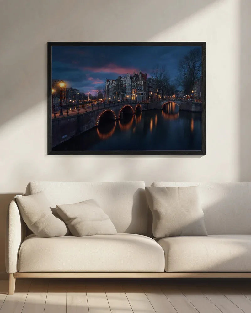 Keizersgracht - Juan Pablo de Miguel Framed Art | Home or Office Art