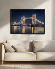 Night at The Tower Bridge - Nader El Assy Framed Art | Home or Office Art