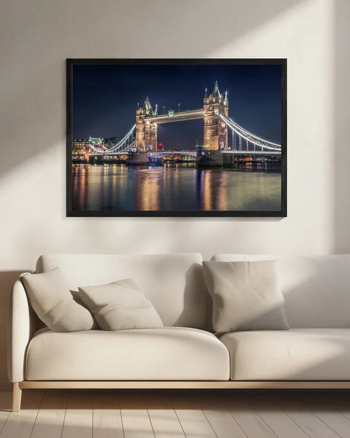 Night at The Tower Bridge - Nader El Assy Framed Art | Home or Office Art