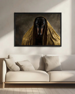 Golden Eyes Framed Art Heike Willers | Home or Office Art