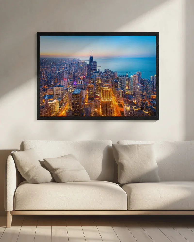 The Magnificent Mile - Michael Zheng Framed Art | Home or Office Art