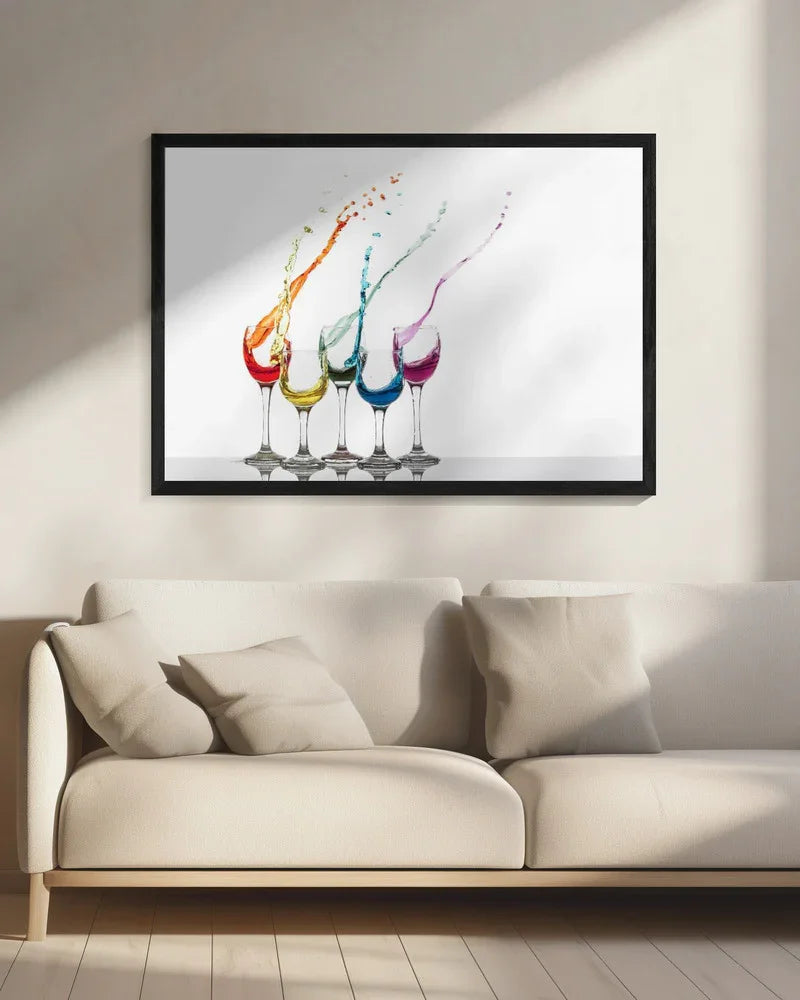 Glass party - Madison Framed Art | Home or Office Art