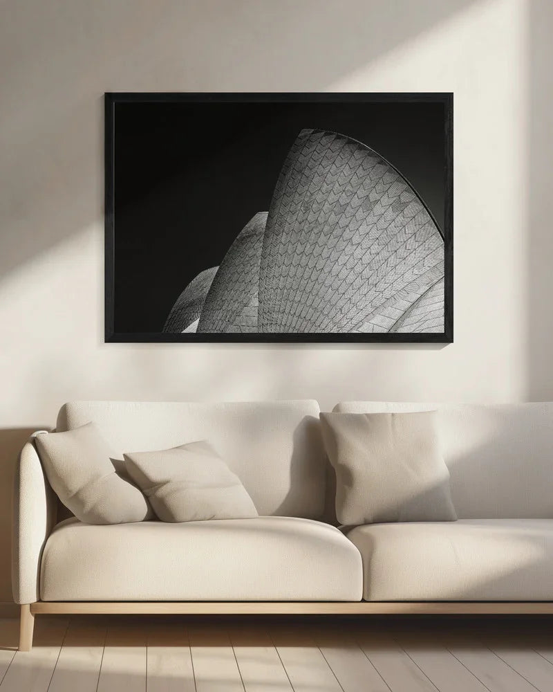Rafters and Curves Framed Art Mathilde Guillemot | Home or Office Art